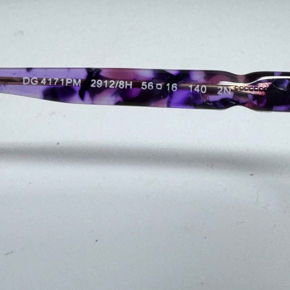 Dolce Gabbana Women Sunglasses DG 4171PM 501/8G Purple Frames Only H17006‎ - Picture 5 of 7